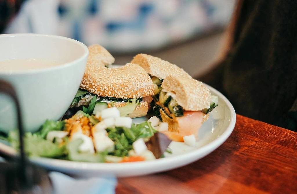 bagel zum frühstück