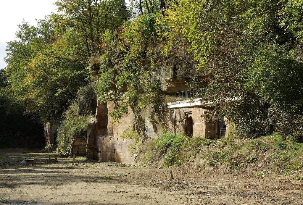 remains of the granite quarry