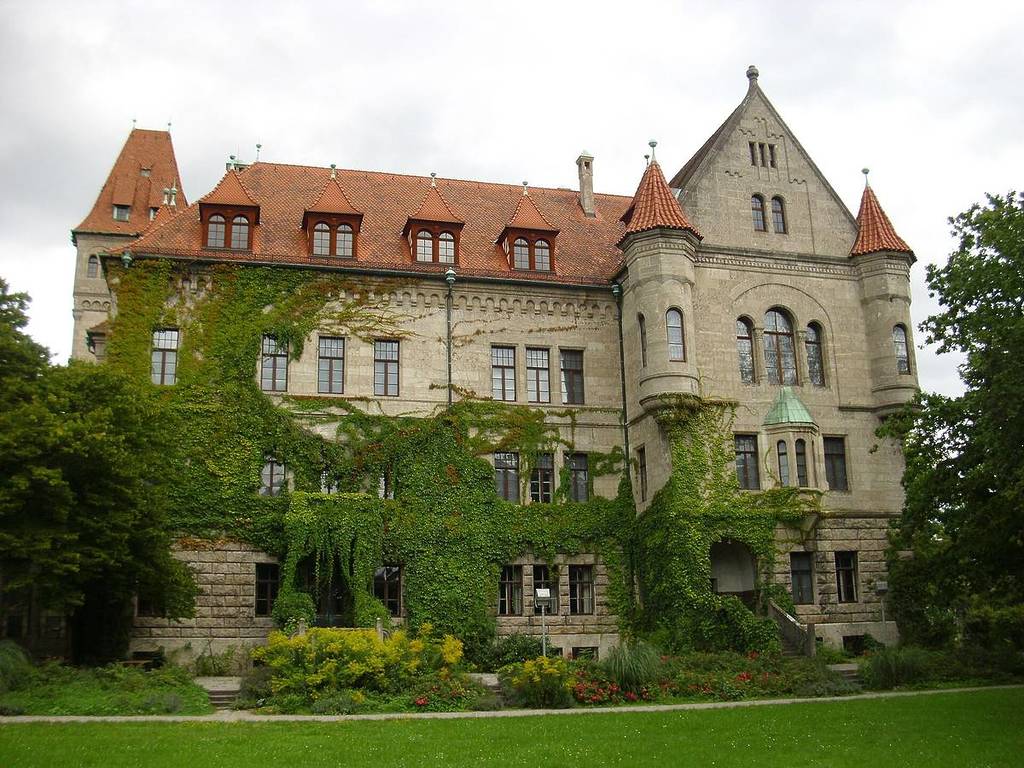 castle with meadow