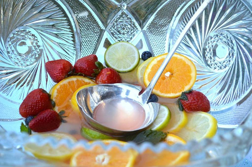 bowle mit früchten