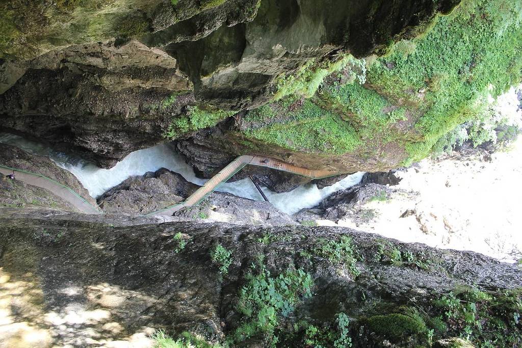 Breitachklamm from above