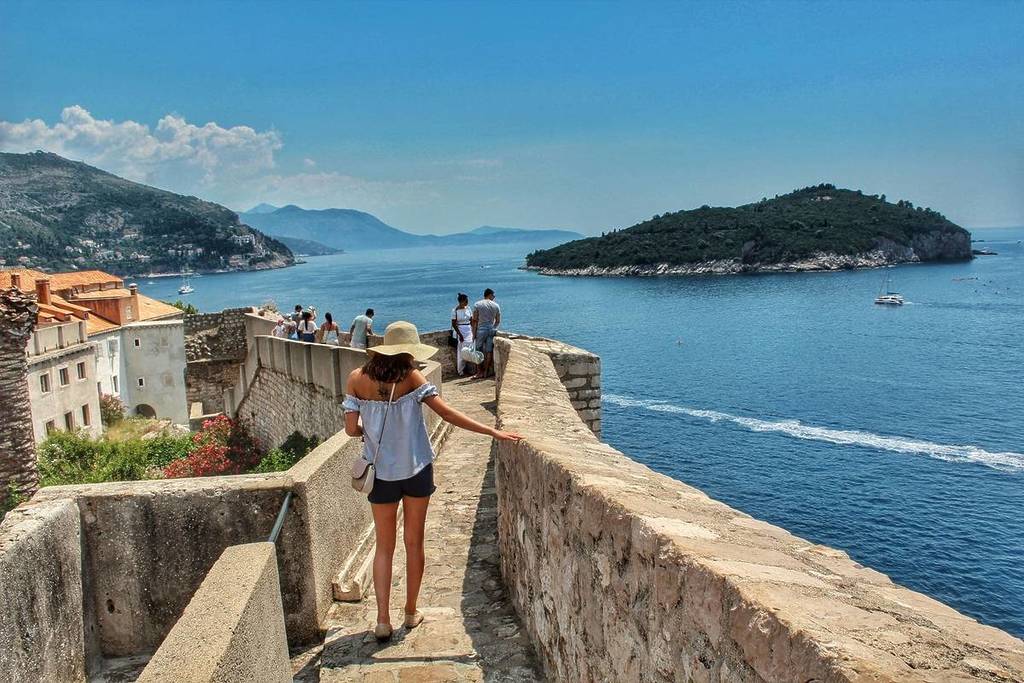 Die beeindruckende Stadtmauer von Dubrovnik