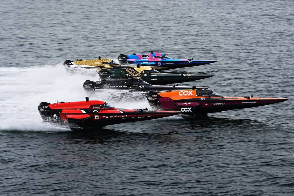 Speedboats of the E1 Dubrovnik GP 2026