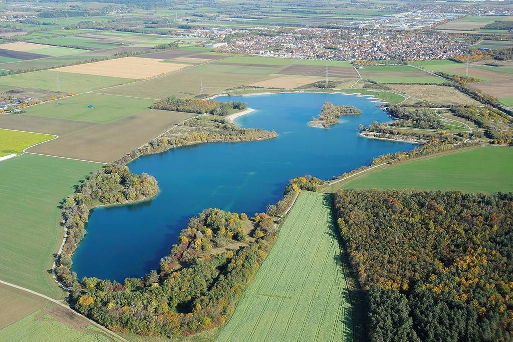 Hollener See from above