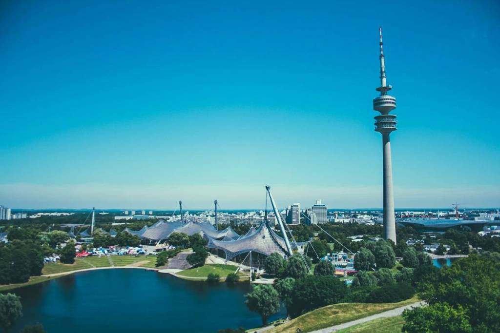 Olympic Park, view of the stadium and tower