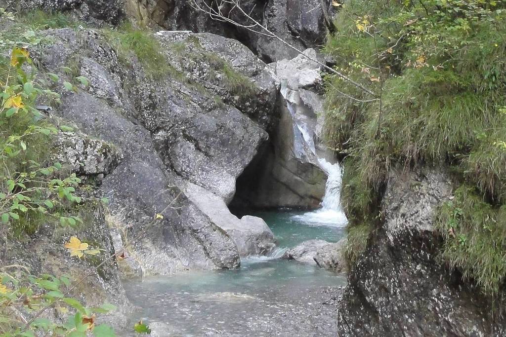 water in the Gießenbachklamm