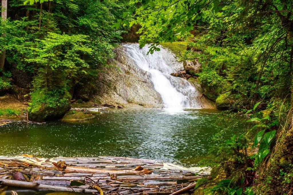 Waterfall in the Eistobel
