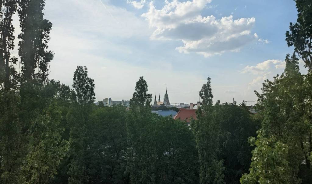 ausblick von der dachterrasse auf st paul