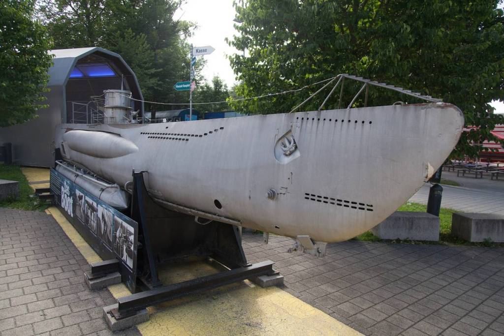 Model of the submarine from the movie *Das Boot*