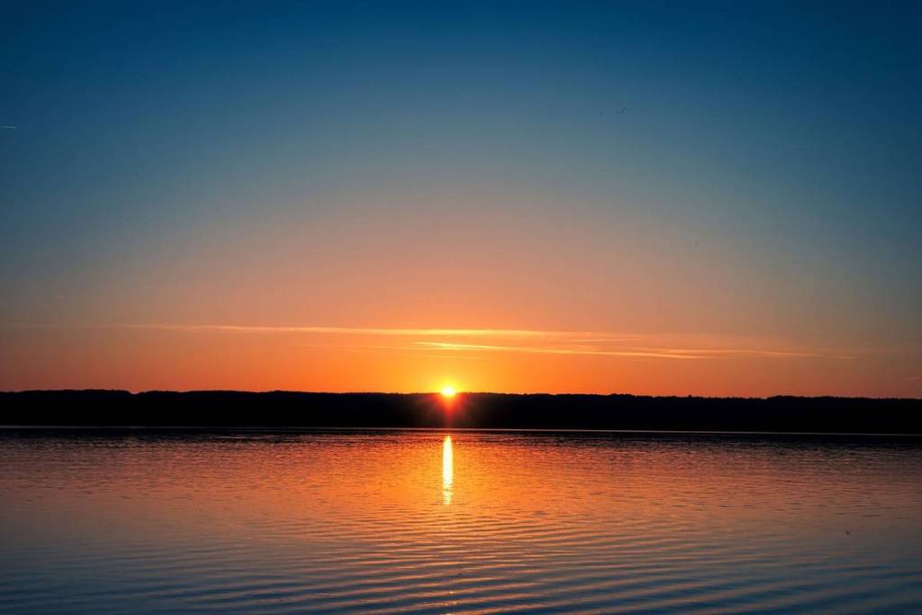 Sunset over the Ammersee