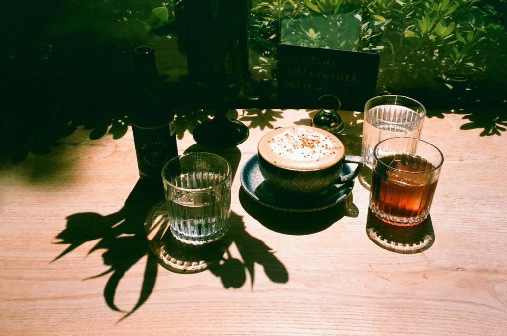 drinks in the sun