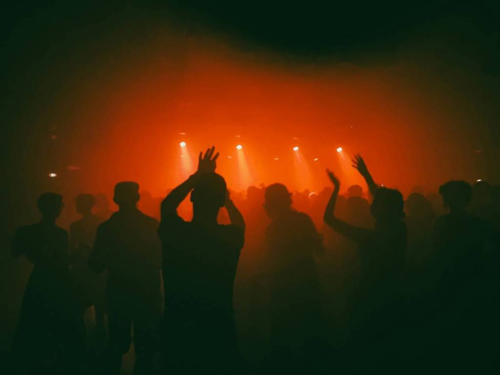 people party at the club