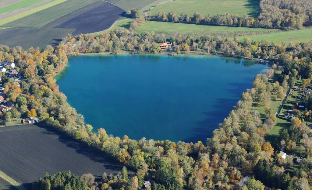 olchinger see aus der luft