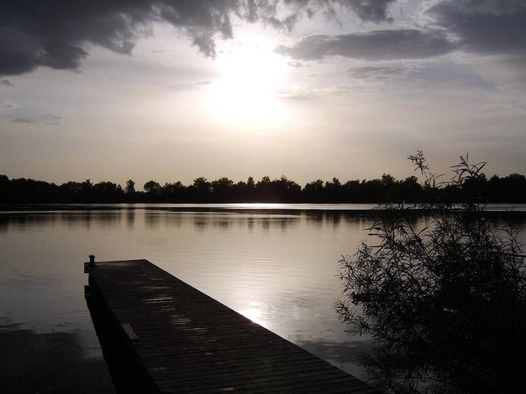 olchinger see mit steg