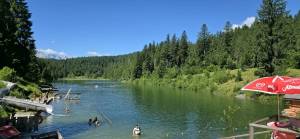 Just 85 minutes from Munich, you can swim in an idyllic mountain lake featuring a 40-meter-long water slide, a diving platform, a children’s pool, and pedal boat rentals