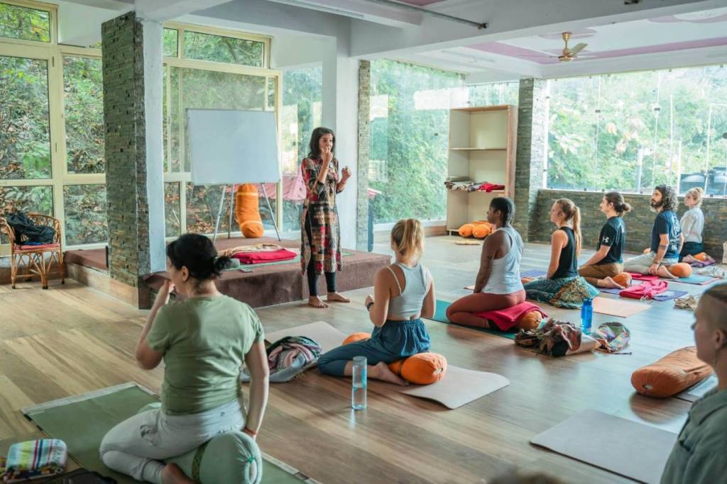 Yoga Unterricht im Studio