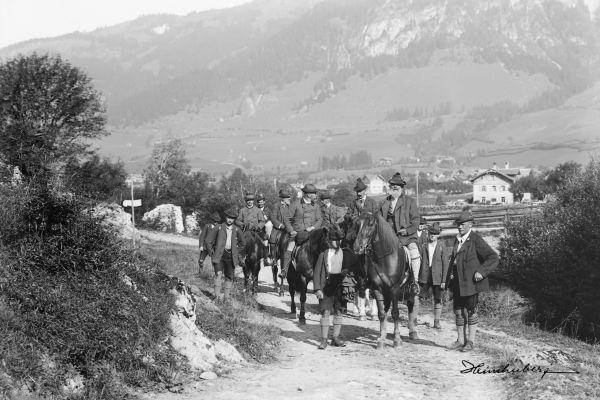 prinzregent luitpold bei der hofjagd in hinterstein