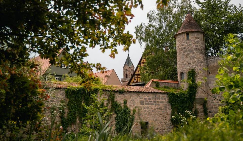 Just 2 hours from Munich, you can visit this medieval old town and stroll along the fully preserved city wall—with its 20 towers and four gates—that encircles the town center
