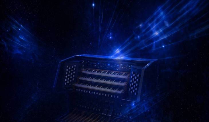 Orgelmusik, Elektrobeats und Projektionen: Filmkomponist Mathias Rehfeldt verwandelt die Erlöserkirche an diesem Wochenende in ein cineastisches Gesamtkunstwerk