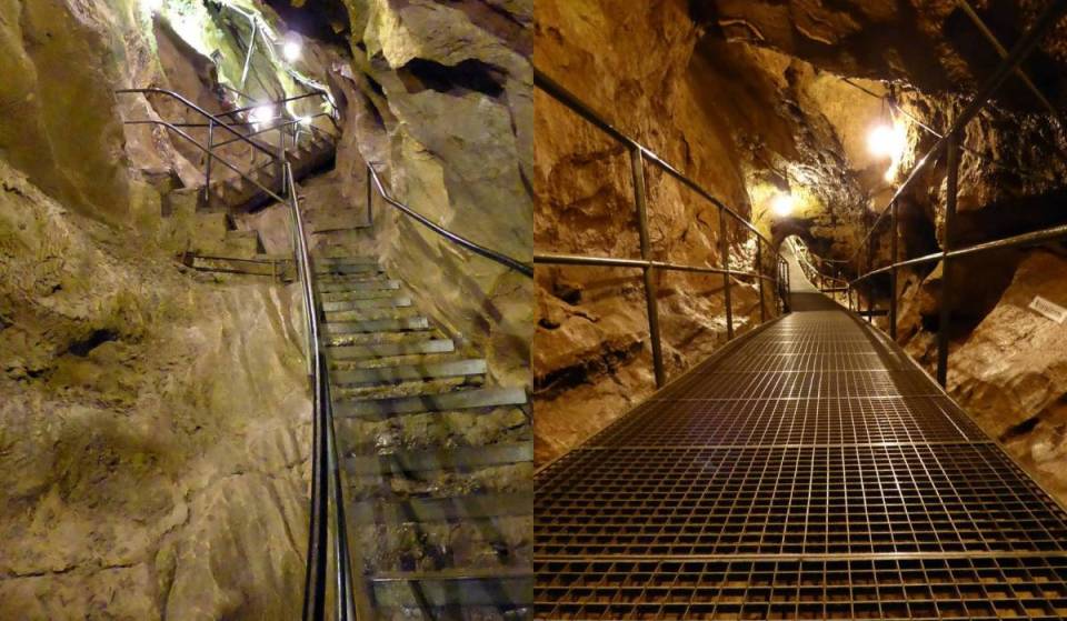 Just 2 hours from Munich, 300 meters deep inside the mountain, you’ll discover the Allgäu’s only accessible fissure cave, through which a stream flows into a lake and where a dragon is said to have once guarded a treasure