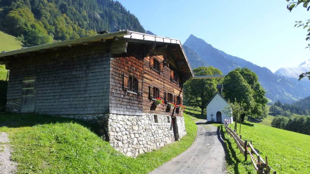 haus und kapelle in gerstruben