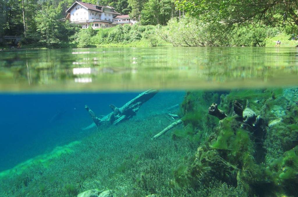 unterwasser im see