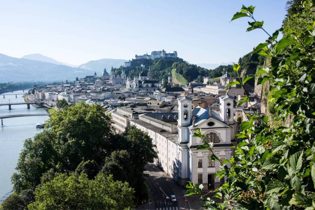 Ausblick auf die Salzburger Altstadt