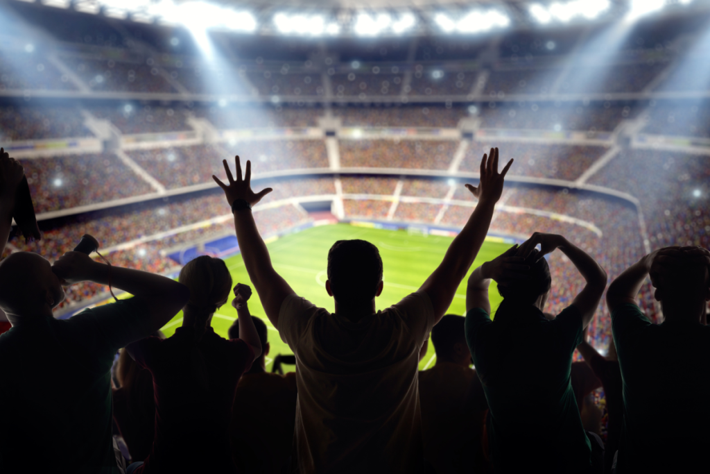 Fans im Fußballstadion