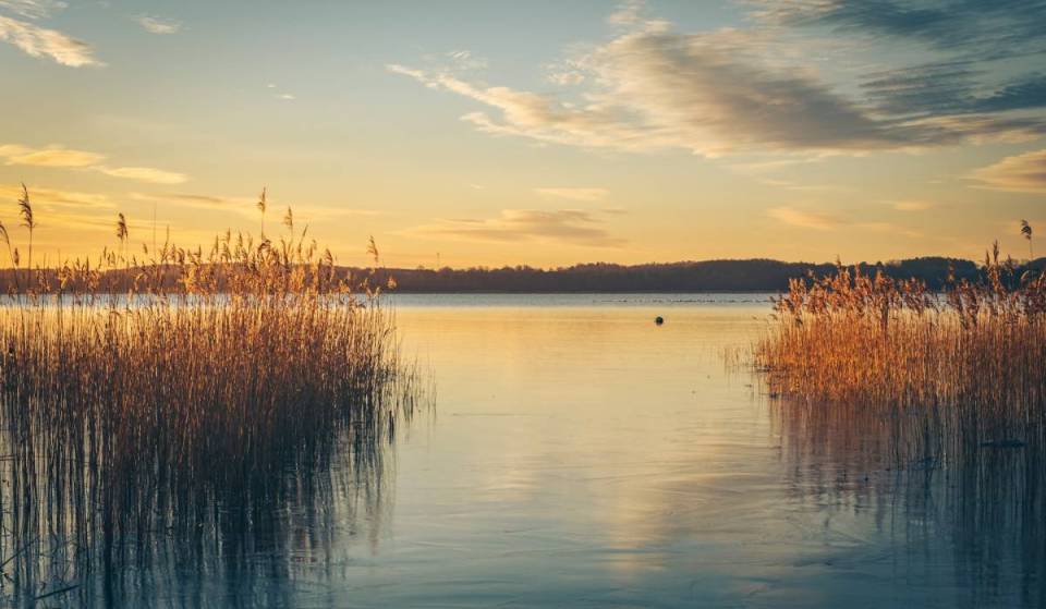 Nur 25 Minuten von München badet ihr in diesem Baggersee aus den 1960ern, der noch immer als Geheimtipp gilt und an dem es einen eigenen Kinderstrand gibt