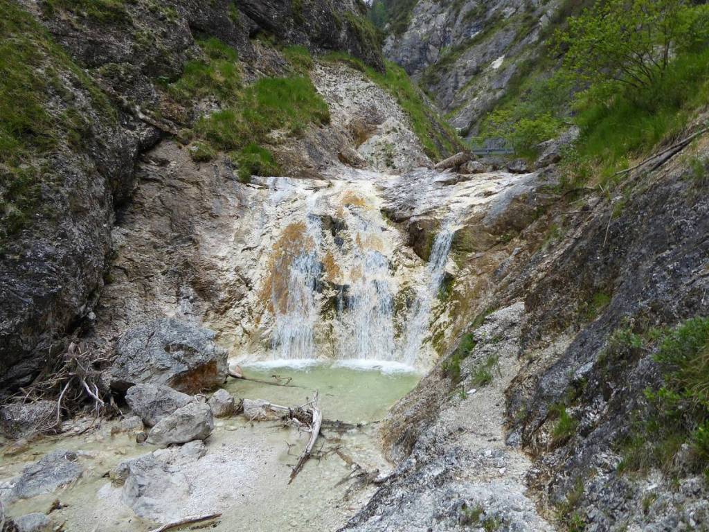 wasserfall in der aschauer klamm