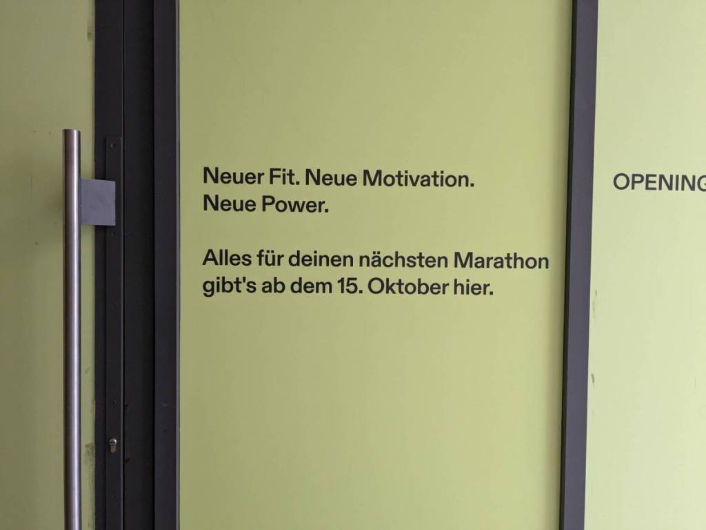 eröffnungstermin on store münchen