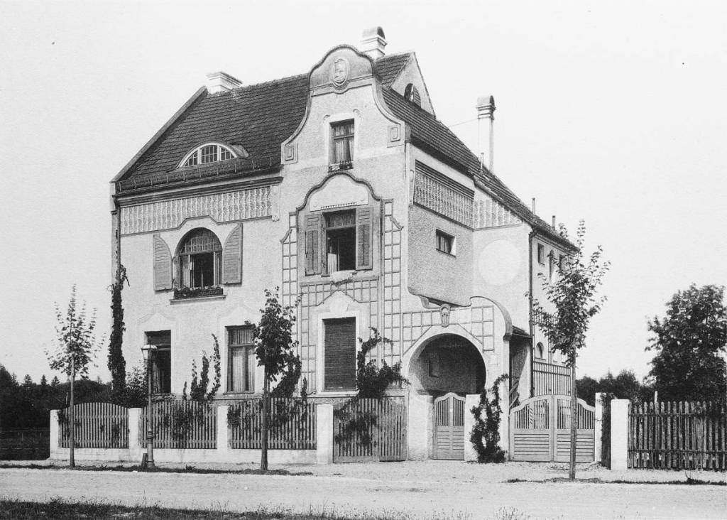Schirach Art Nouveau villa from the outside