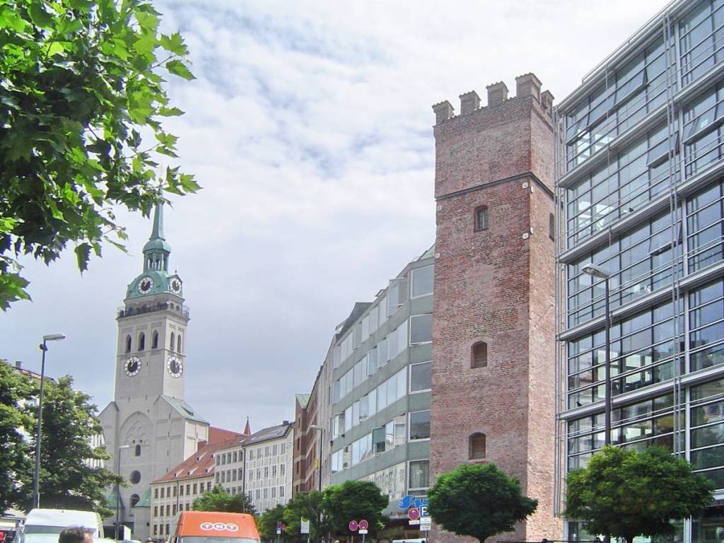 Lion Tower with the Old St. Peter’s Church in the background