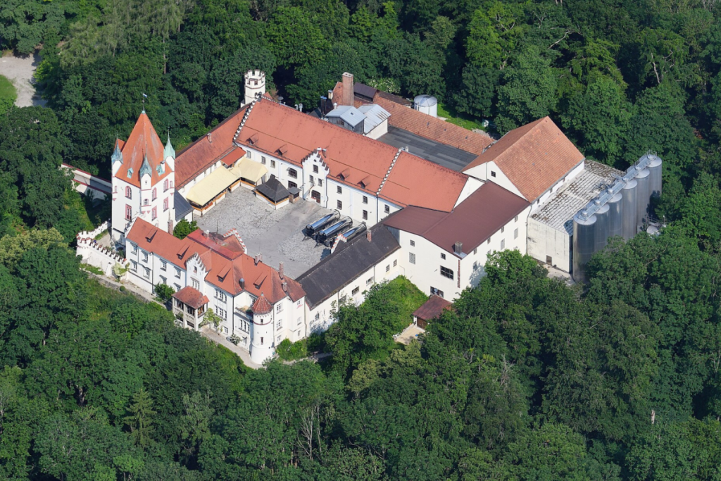 Schloss Kaltenberg aus der Vogelperspektive