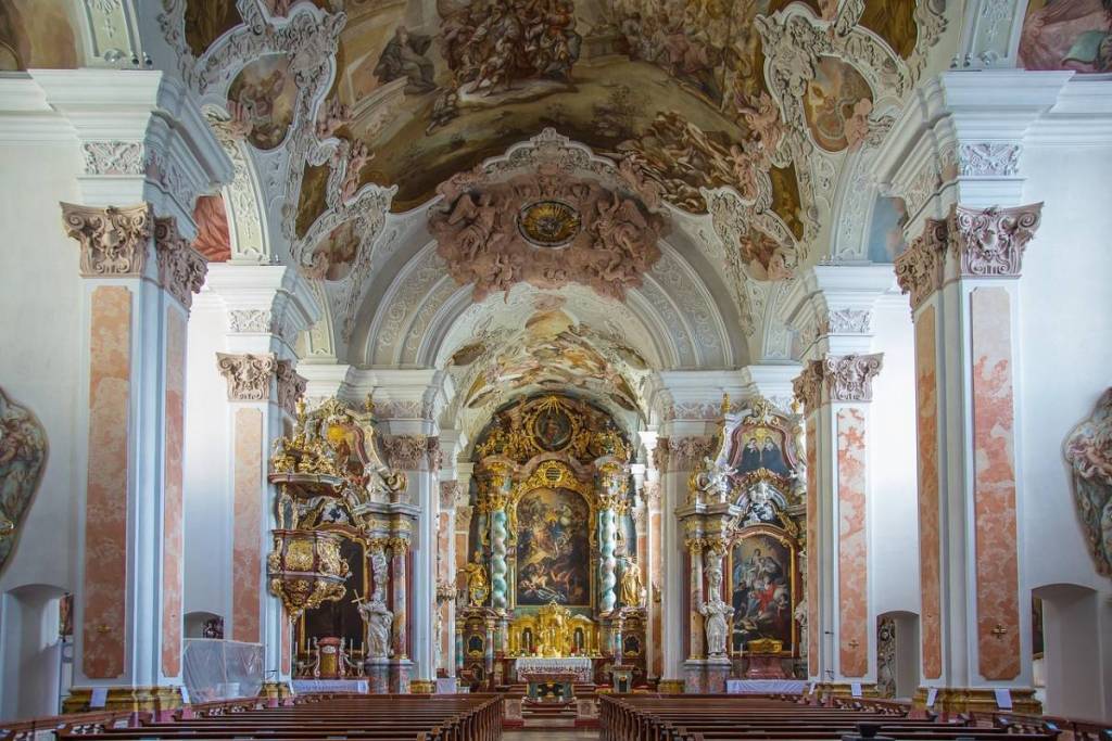interior of the church