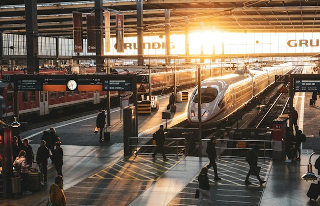 ICE at Munich Central Station