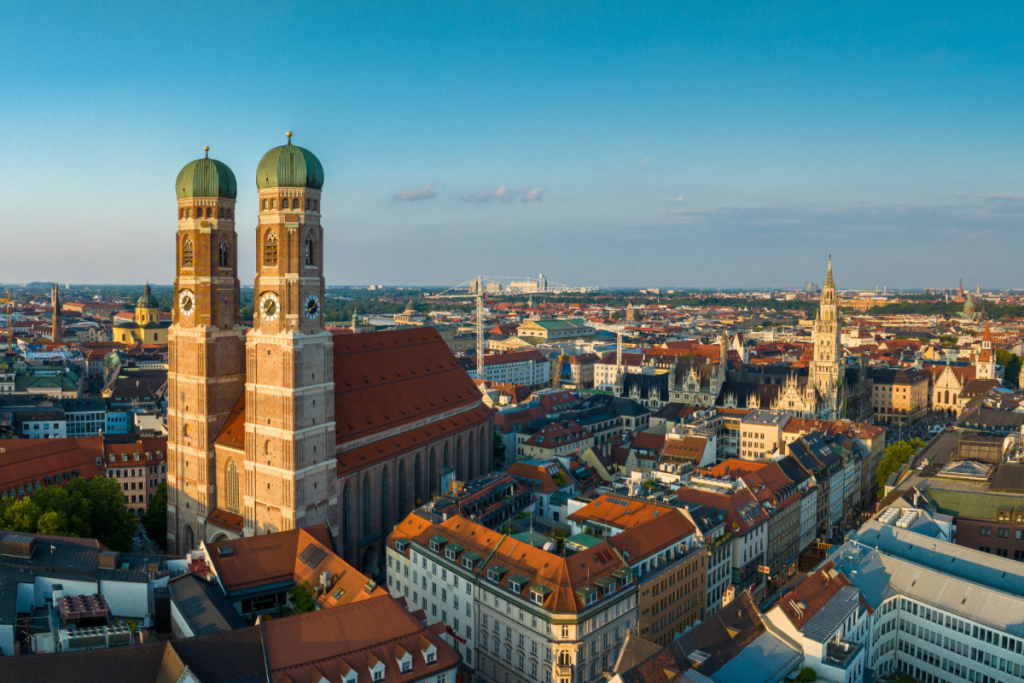 Ausblick über München