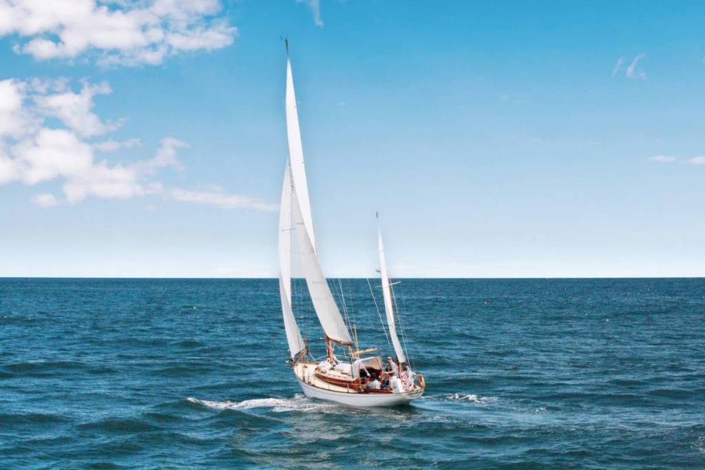 sailboat at sea