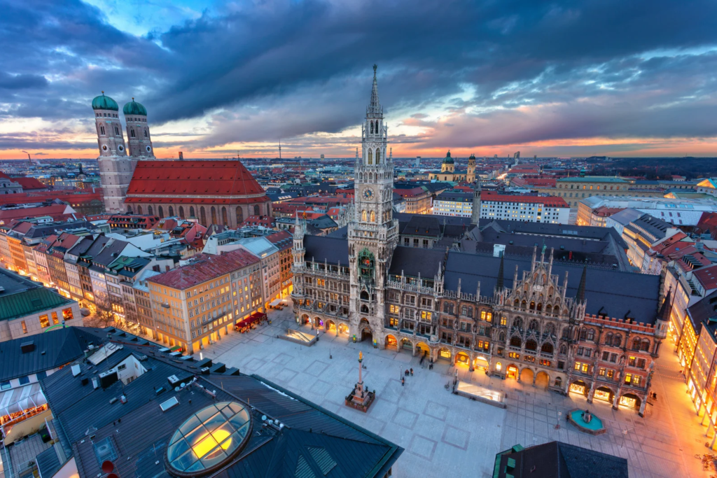 marienplatz aus der luft
