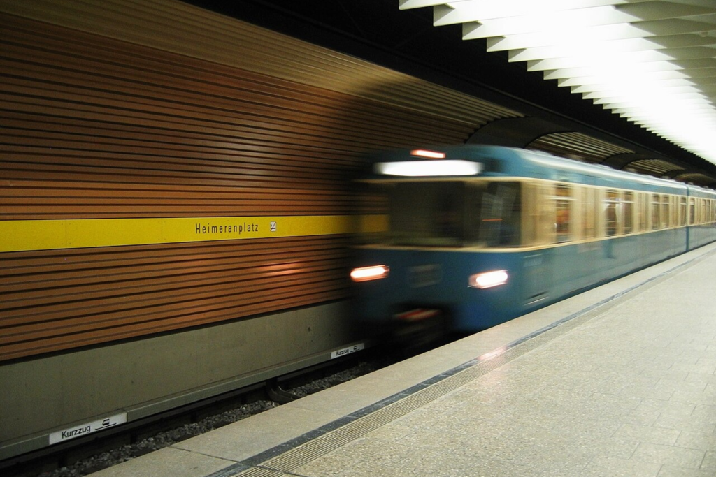 Entrance to a Munich subway station