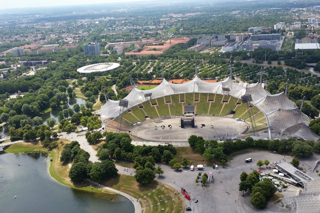 Olympic Stadium from above