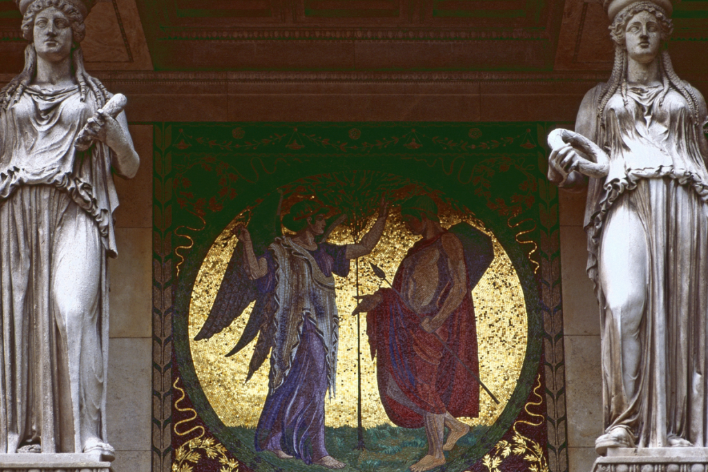 mosaik im tempel
