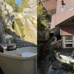 Dorfbad Tannermühl in Bayrischzell nahe München im video