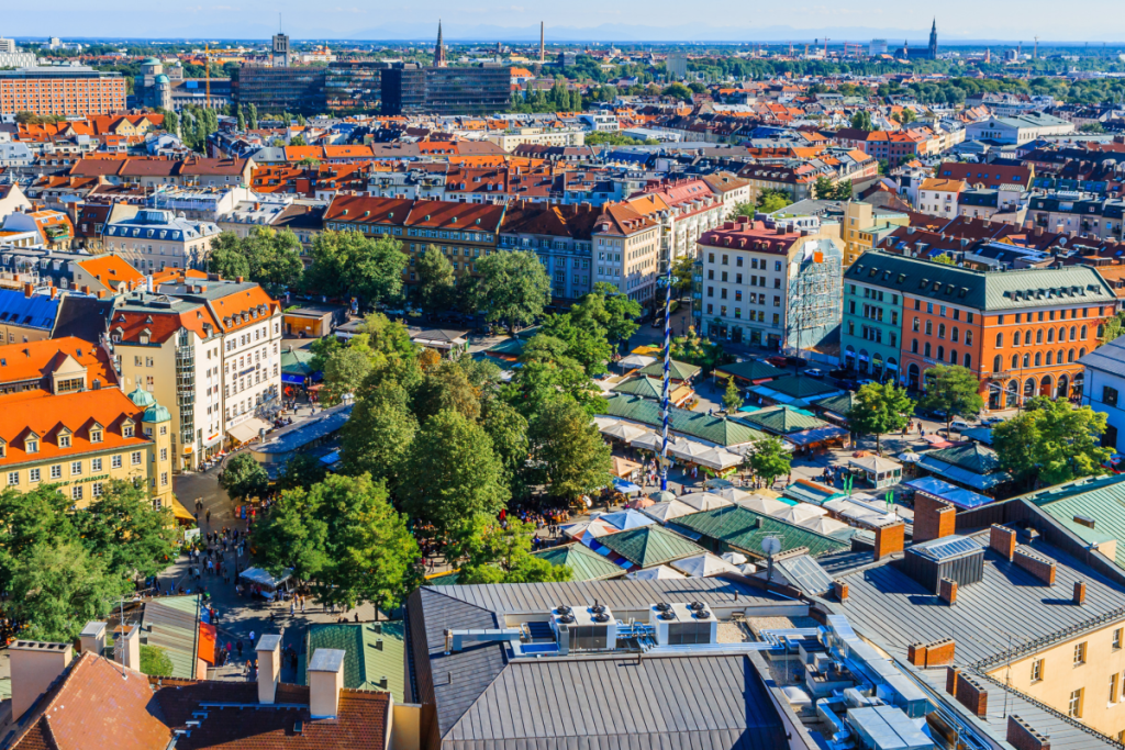 Viktualienmarkt Luftperspektive