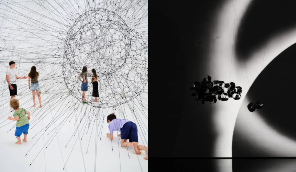 Begehbare Architektur aus Recyclingmüll und filigrane Spinnennetze: Tomás Saraceno verwandelt das Haus der Kunst in eine immersive Raumwelt rund um unsere Erde