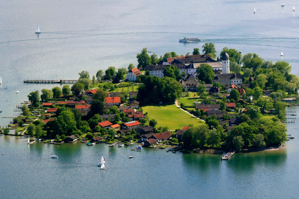 Fraueninsel Chiemsee Luftperspektive