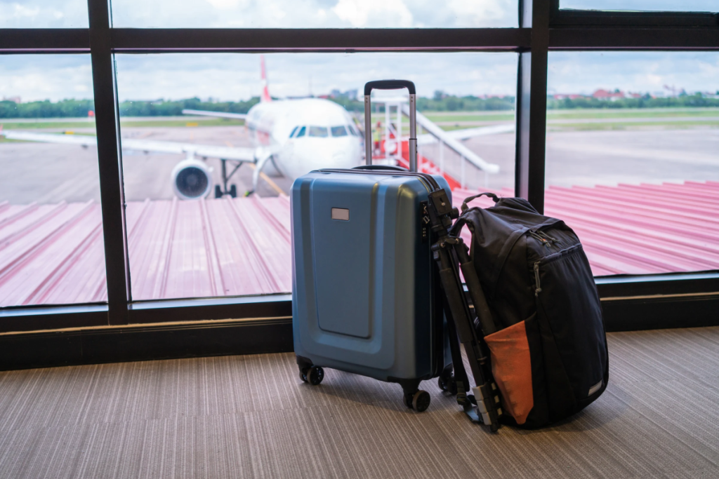 Koffer am Flughafen