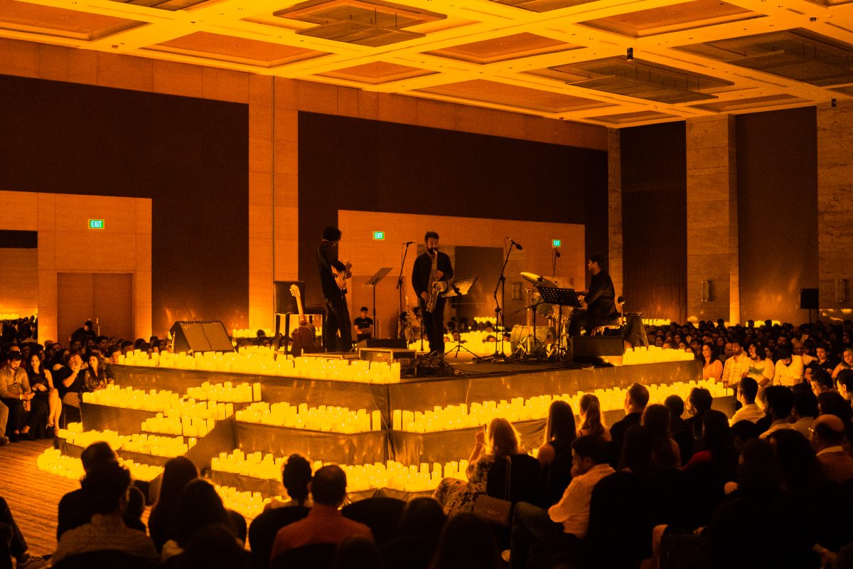 A Candlelight concert at the Grand Hyatt Hotel in Mumbai