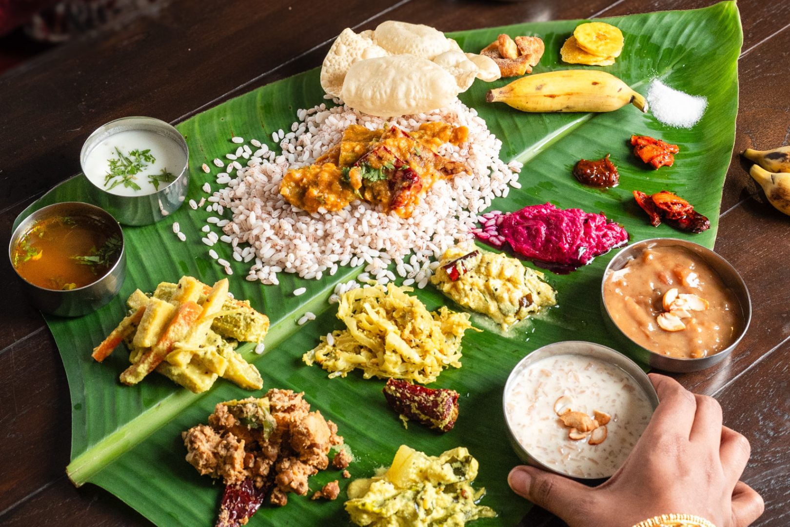 Sorozaie onam sadhya in Mumbai