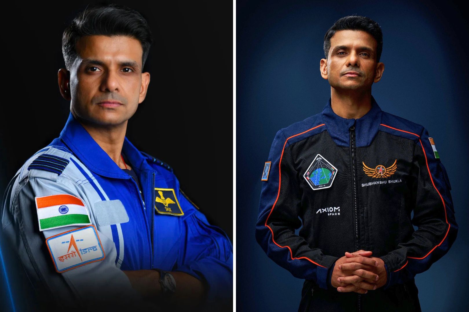 Air force officer and Indian astronaut shubhanshu shukla in his uniforms